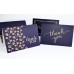 (MOQ≥200)Creative Mother's Day greeting card with gilding folding envelope business retro simple thank you card