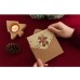 (MOQ≥200)2022 new Christmas card Christmas gift box small card set Children's kindergarten handwritten blessing blank postcard Instagram style lovely birthday gratitude envelope message card paper