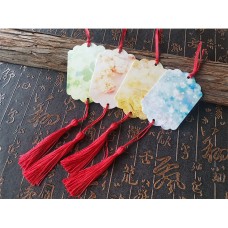 (MOQ≥200)Cherry blossom wishing card hanging card tree handwritten prayer pendant blessing sign hanging tag Wish card diy hanging card New Year Christmas New Year's Day flowers bouquet message card sent to the teacher customized