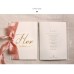 (MOQ≥200)Wedding ins wind oath card hand hot gold bow senior hand card wedding speech card high-grade oath book