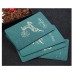 (MOQ≥200)Creative high-end vintage bronzed Christmas cards Business Christmas greetings gifts Thank you New Year cards with envelopes