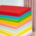 (MOQ≥200)Color cardstock A4 thickened handmade hard cardstock 8k4K cover cardboard A3 black card white card Red yellow blue green pink cardstock kindergarten primary school children diy card paper handmade colored paper